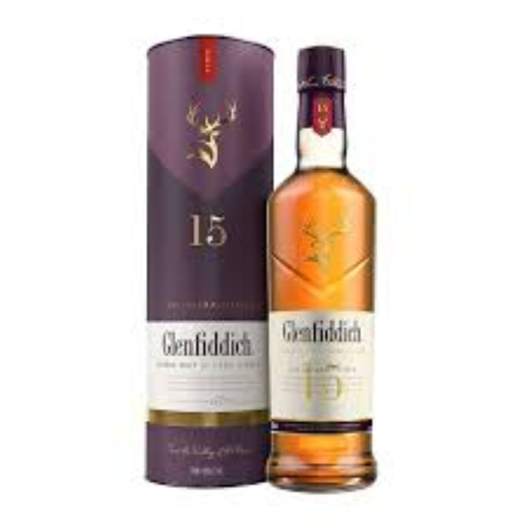 GLENFIDDICH WHISKY 15YRS 750ML